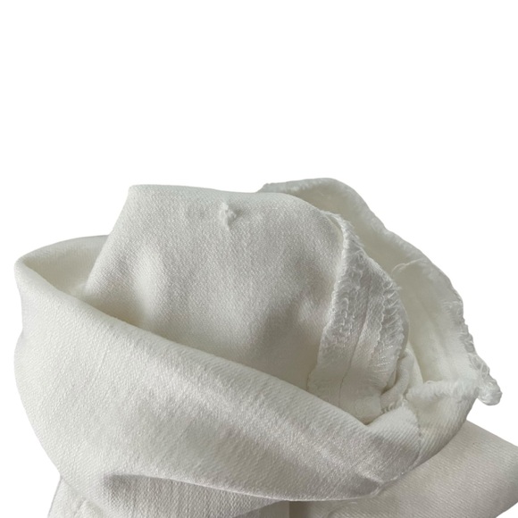 Articles of Society Carly Skinny Crop Distressed Jeans in Worn White, Sz 30 - Picture 16 of 16